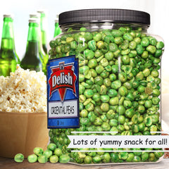 Roasted Salted Green Peas Snack -  26 OZ Jumbo Container