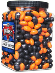 Halloween Black & Orange Jordan Almonds 3.5 lbs Jumbo