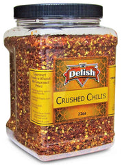 Dehydrated Dried Crushed Chilies Red Pepper Flakes | 22 Oz Jumbo Jar