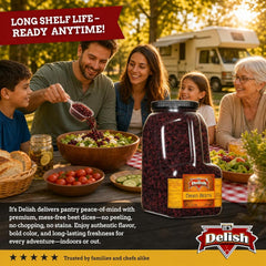 Dehydrated Beet Dices by It's Delish – 4 LBS Restaurant Gallon Jug with Handle | Premium Dried Diced Red Beets for Borscht, Salads, Hummus, Smoothies & Long Term Food Storage – Kosher