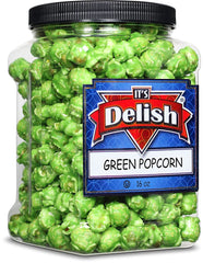 Green Apple Flavored Popcorn,16 Oz  Jumbo Container