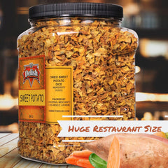 Gourmet Dehydrated Sweet Potato Dices  24 Oz Jumbo Container