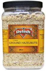 Ground Hazelnuts -28 OZ | JUMBO REUSABLE CONTAINER