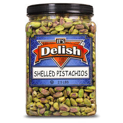 Shelled Pistachios Kernels 2.5 LBS Jumbo  Container