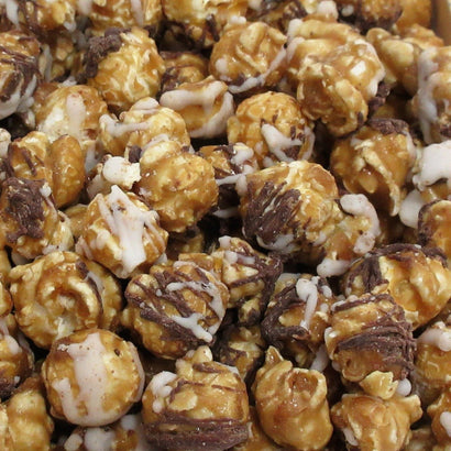 Zigzag Chocolate Drizzle Popcorn