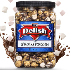 Chocolate S'mores Popcorn , 16 Oz (1 Lb) Jumbo Container