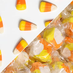 Candy Corn Style Taffy Chews , 18 OZ Jumbo Container