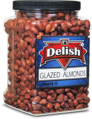 Glazed Almonds, 40 Oz Jumbo Reusable Container (Jar)