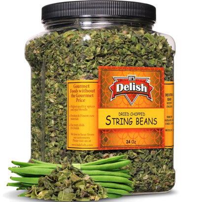 Dried Chopped String Beans 24 OZ Jumbo Container