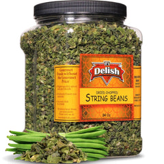 Dried Chopped String Beans , 24 OZ Jumbo Container