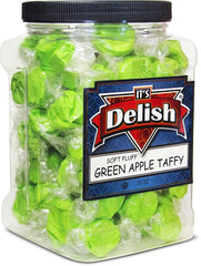 Green Apple Taffy  – 18 Oz Jumbo Reusable Container