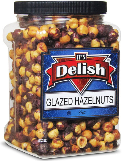 Glazed Hazelnuts 30 Oz Jumbo  Jar