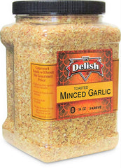 Toasted Dried Minced Garlic, 2.1 LBS (34 Oz) Jumbo Container Jar