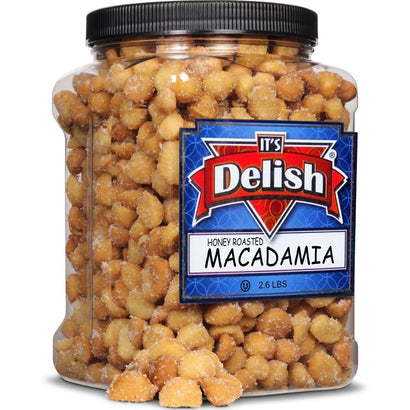 Honey Roasted Macadamia  2.6 LBS Jumbo Container