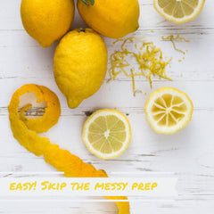 Lemon Peel Pieces 24 Oz Jumbo Container
