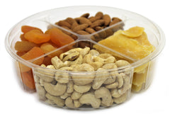 asorted Fruit & Nut 4-Section Gifttray