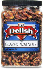 Glazed Walnuts , 30 Oz Jumbo Reusable Container