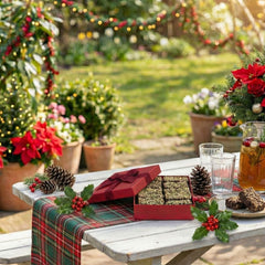 Viennese Crunch Gift Box | 16 OZ Premium Dark Chocolate Toffee Coated With Chopped Nuts