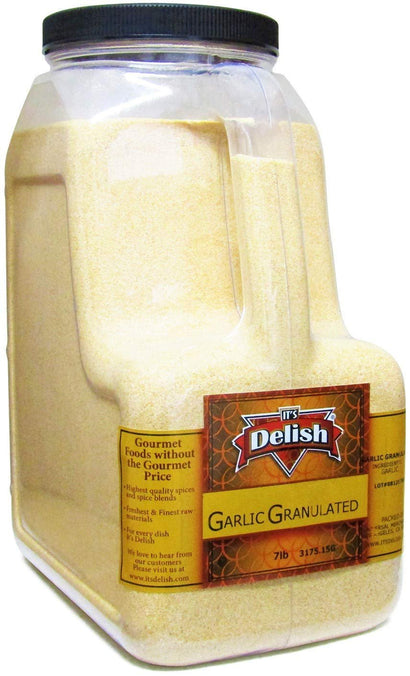 Granulated Garlic 7 LBS Gallon Size Jug with Handle