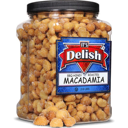 BBQ Honey Roasted Macadamia 2.6 LBS  Jumbo Container