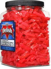 Watermelon Licorice Bits  2.5 LBS (40 Oz) Jumbo Container Jar