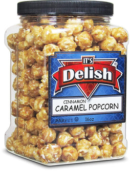 Cinnamon Caramel Popcorn  16 OZ Jumbo Container
