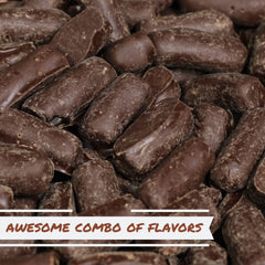 Chocolate Covered Black Licorice Bits