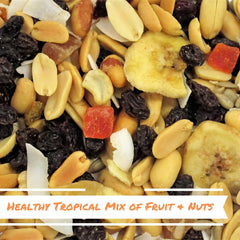 Tropical Mix Fruit and Nuts Trail Mix  – Bulk 2.5 lbs Jumbo  Container