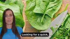 Chopped Spinach Flakes 8 Oz Jumbo Jar