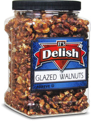 Glazed Walnuts , 30 Oz Jumbo Reusable Container