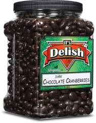 Organic Dark Chocolate  Cranberries  3 lbs JAR