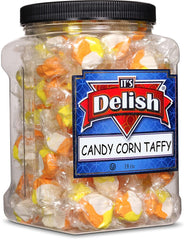 Candy Corn Style Taffy Chews, 18 OZ Jumbo Container
