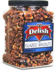 Glazed Walnuts , 30 Oz Jumbo Reusable Container