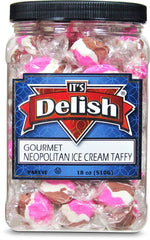 Neapolitan Ice Cream Taffy Chews 18 Oz Jumbo Jar