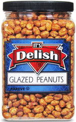 Glazed Peanuts, 40 Oz Jumbo Reusable Container (Jar)