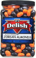 Halloween Black & Orange Jordan Almonds 3.5 lbs Jumbo