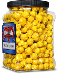 Yellow Banana Popcorn   16 Oz Jumbo Container