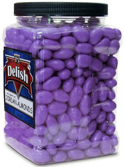 Purple Jordan Almonds , 3.5 lbs Jumbo Container