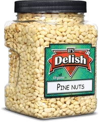 Organic Pine Nuts Raw  3 LBS Reusable Jumbo Container