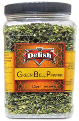 Dehydrated Dried Green Bell Pepper | 12 Oz Jumbo Jar