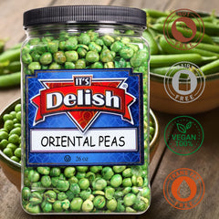 Roasted Salted Green Peas Snack -  26 OZ Jumbo Container