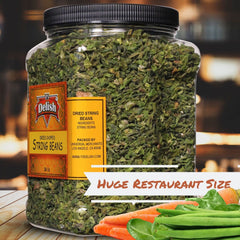 Dried Chopped String Beans, 24 OZ Jumbo Container