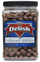 Milk Chocolate Covered Almonds – 3 LBS  Jumbo Jar