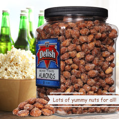 BBQ Honey Roasted Almonds, 2.5 LBS  Jumbo Container
