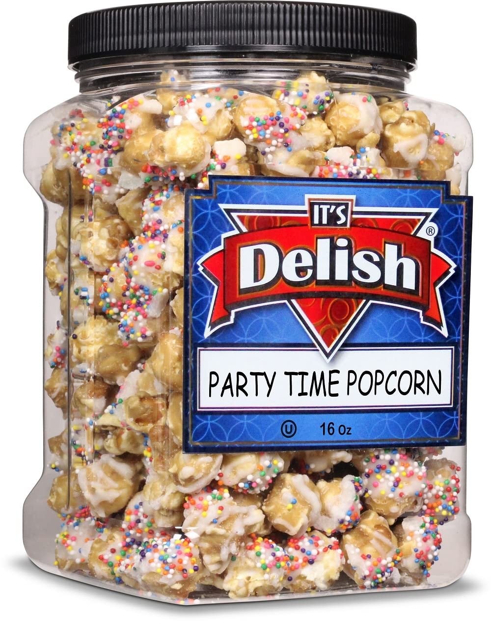 Caramel Party Time Popcorn, 16 Oz Jumbo Container