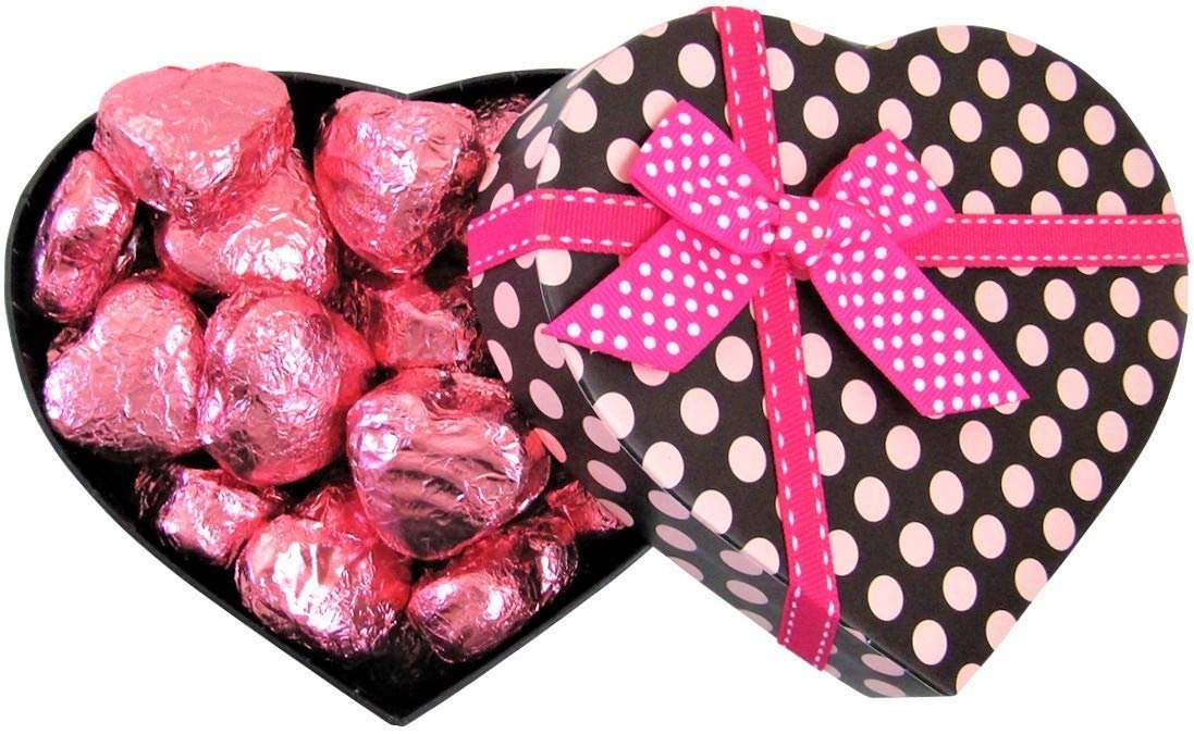 Valentines Chocolate Raspberry Cremes Heart Box – Great Valentines Day Gift
