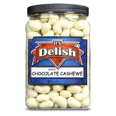 White Chocolate Covered Cashews  3 LBS Jumbo  Container