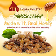 BBQ Honey Roasted Pistachio (Shelled, No Shell) 2.6 LBS Jumbo