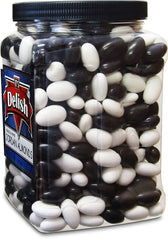 Tuxedo Black & White Jordan Almonds  3.5 lbs Jumbo Container