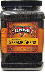 Whole Black Sesame Seeds , 2 LBS Jumbo Reusable Container